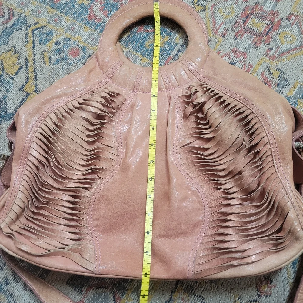 Gustto Brown Leather Boho Bag